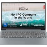 Lenovo IdeaPad Slim 3 Intel Core 5 120U - (16 GB/512 GB SSD/Windows 11 Home) 15IRU9 Thin and Light Laptop (15.6 Inch, Arctic Grey, 1.62 Kg, With MS Office)